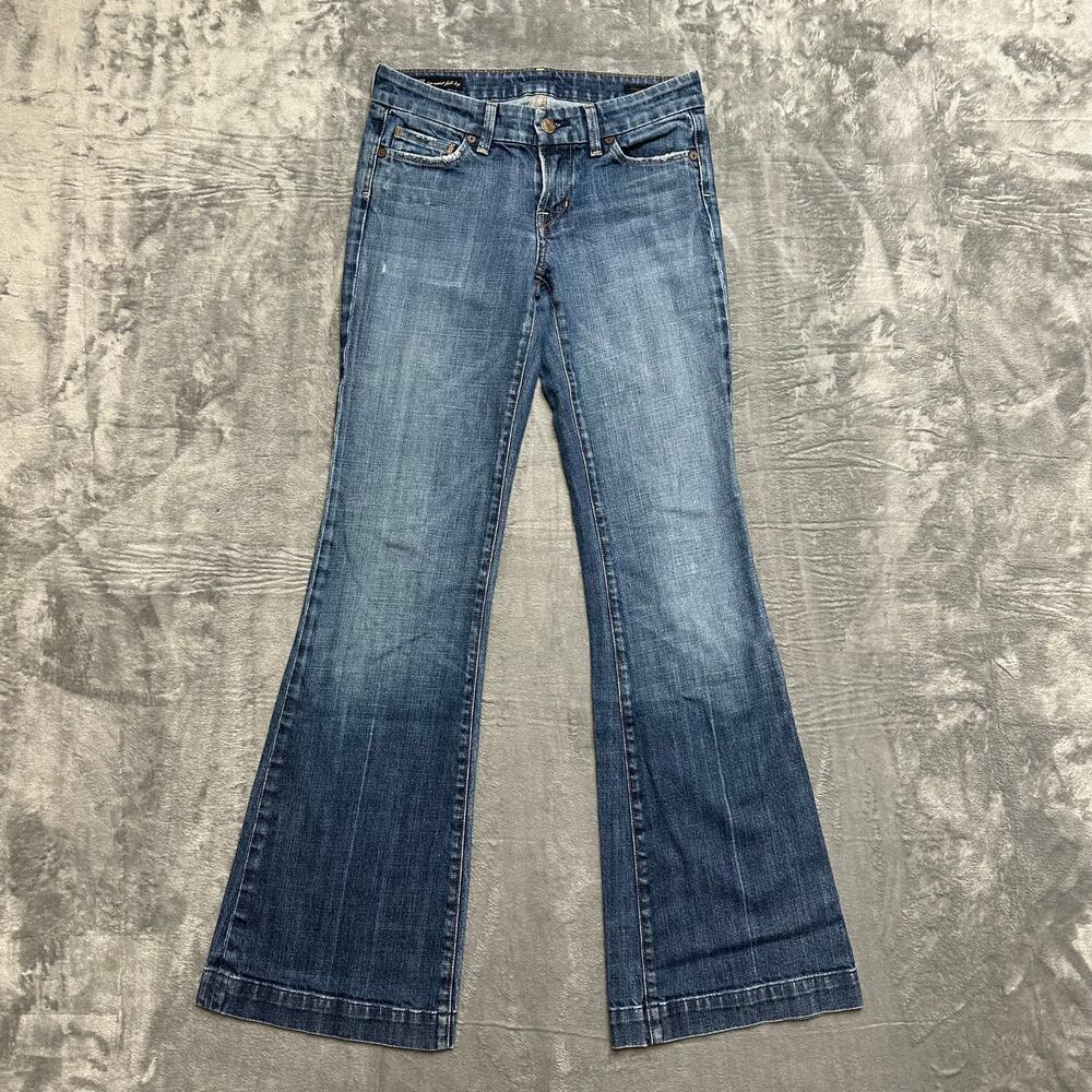 COH‎ by Jerome Dahan Flared Jeans Women's Size 26 Blue Denim
